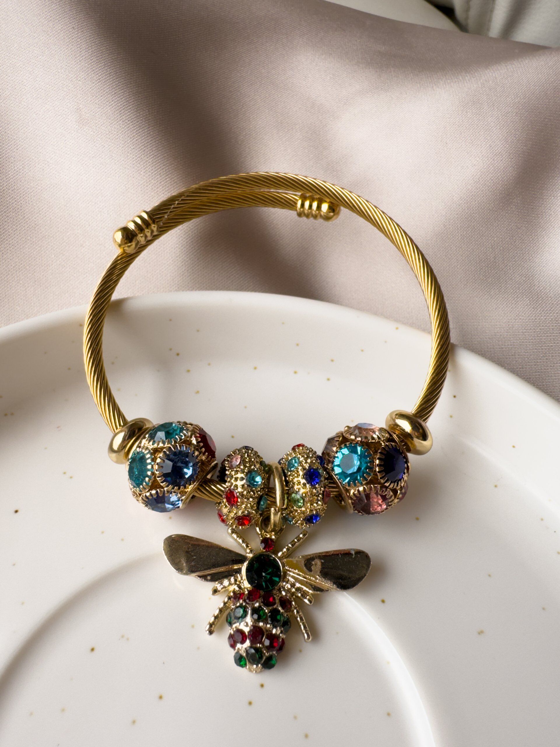 Brazalete con dijes Abeja - Imagen 1