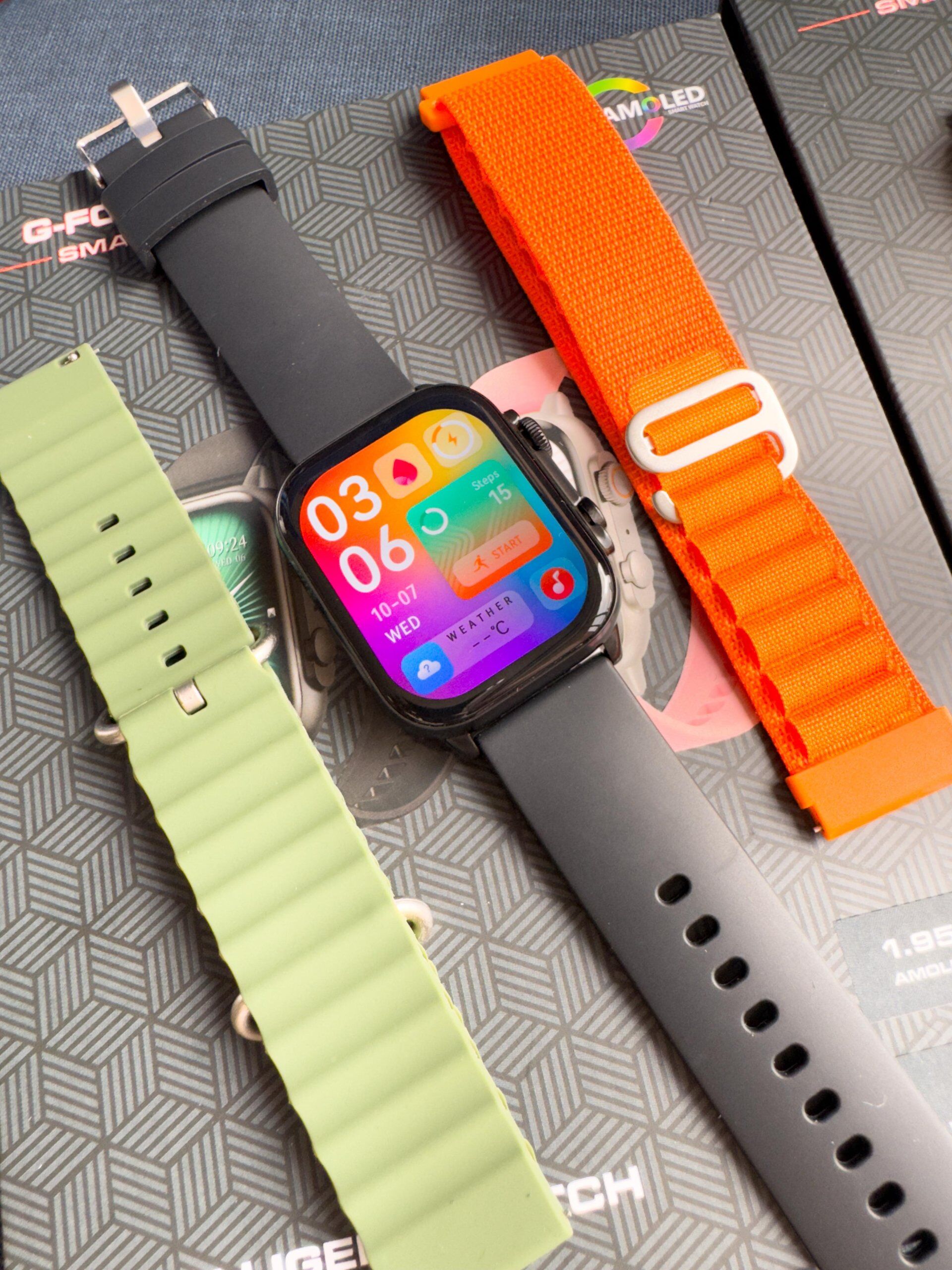 G-FRC SMART NEGRO Reloj inteligente G-FORCE Smart GS-70 con tres pulsos unisex - Imagen 1