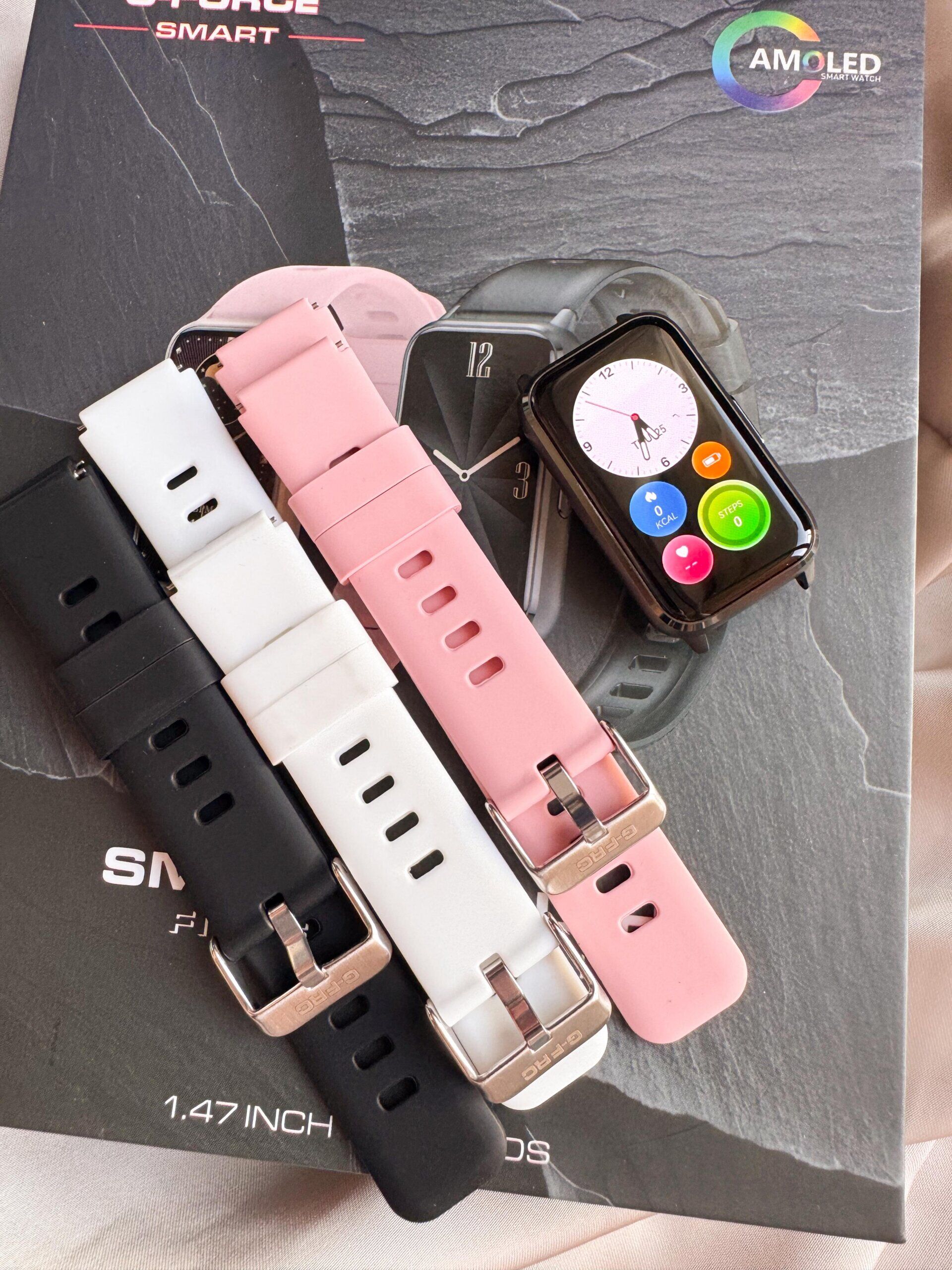 Reloj inteligente G-FORCE Smart GS-40 negro con 3 pulsos - Imagen 1