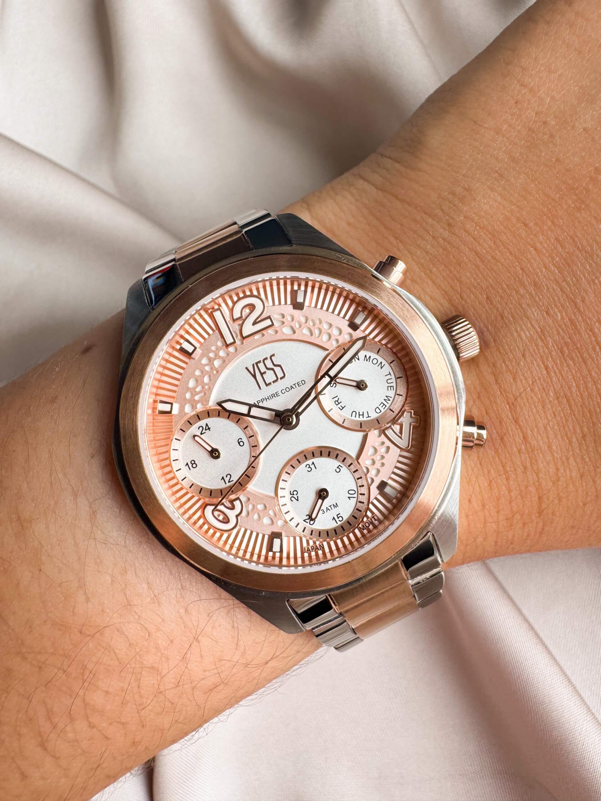 RELOJ YESS BICOLOR PARA MUJER Y24109-04 - Imagen 1