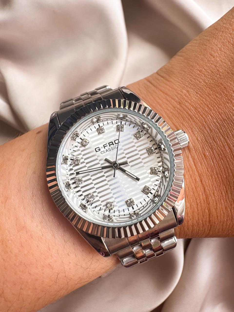 Reloj G force plateado classic - Imagen 1