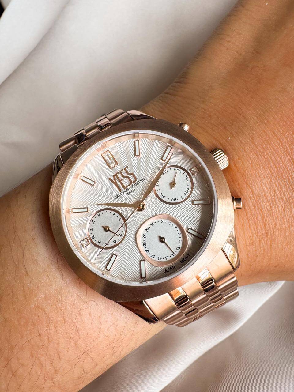 RELOJ YESS ORO ROSA Y25012-04 - Imagen 1