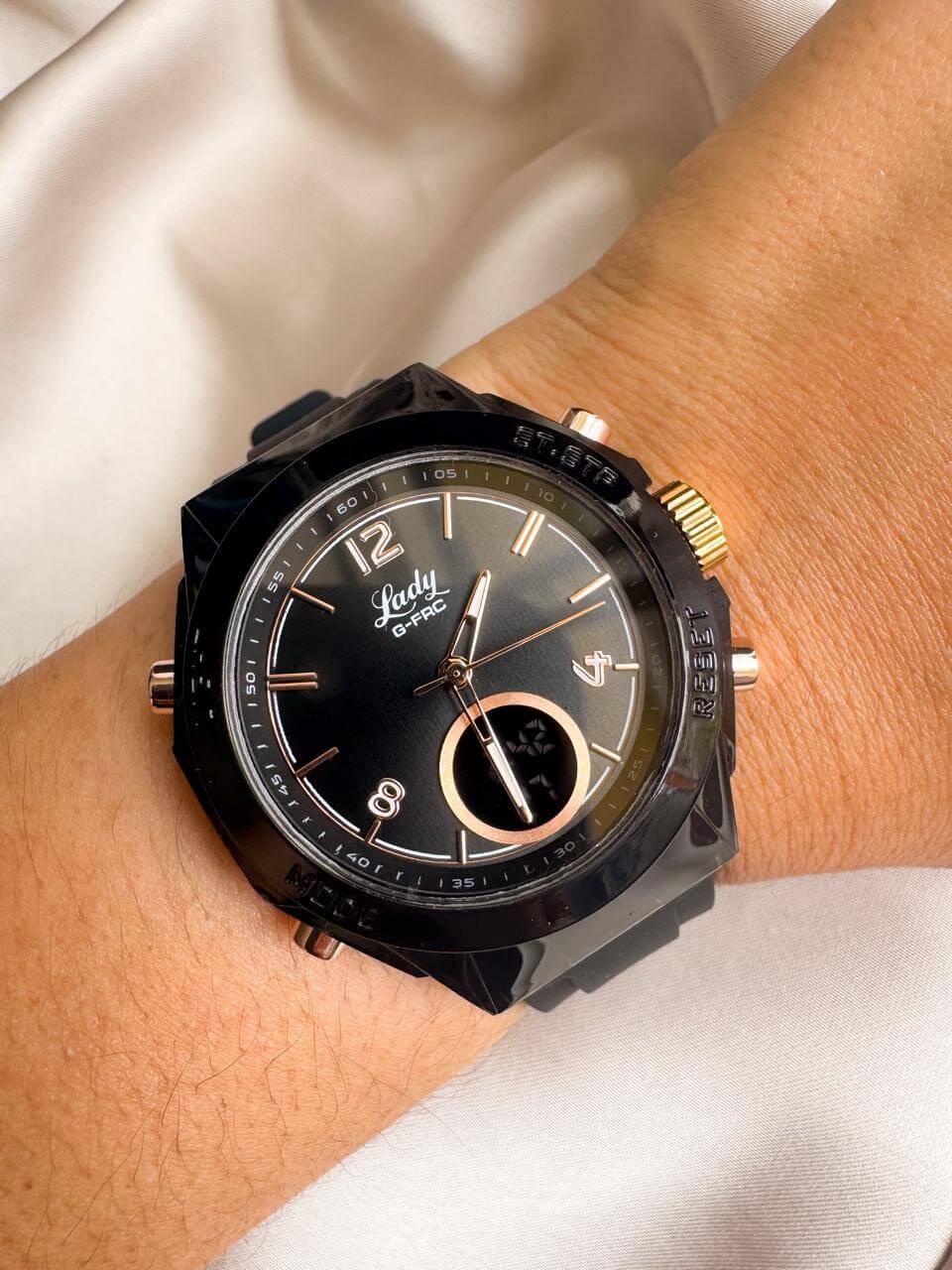 Reloj G force pequeño negro - Imagen 1