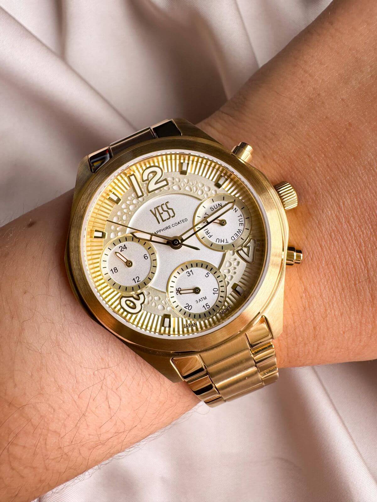 RELOJ YESS Y24109-01 DORADO - Imagen 1