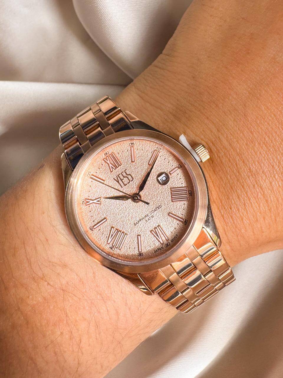 RELOJ YESS ORO ROSA PEQUEÑO Y25024-05 - Imagen 1