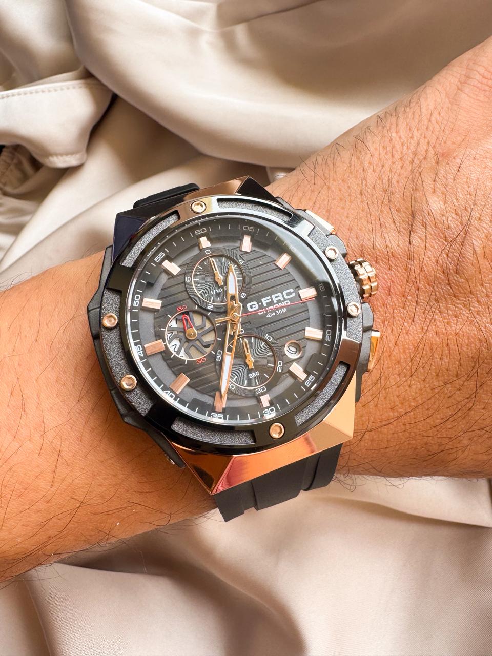 Reloj G force crono negro multifuncional - Imagen 1