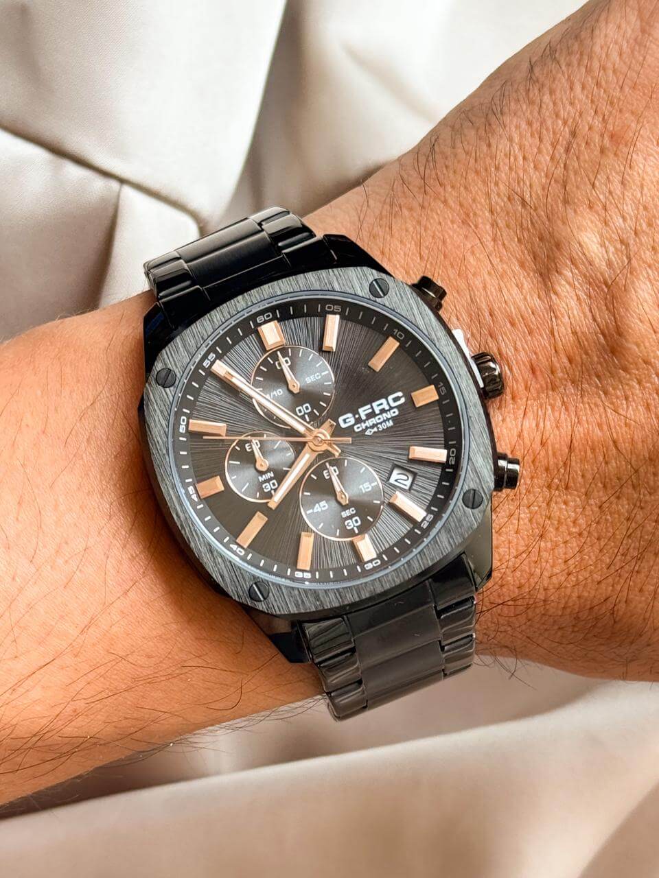 Reloj G force crono negro - Imagen 1