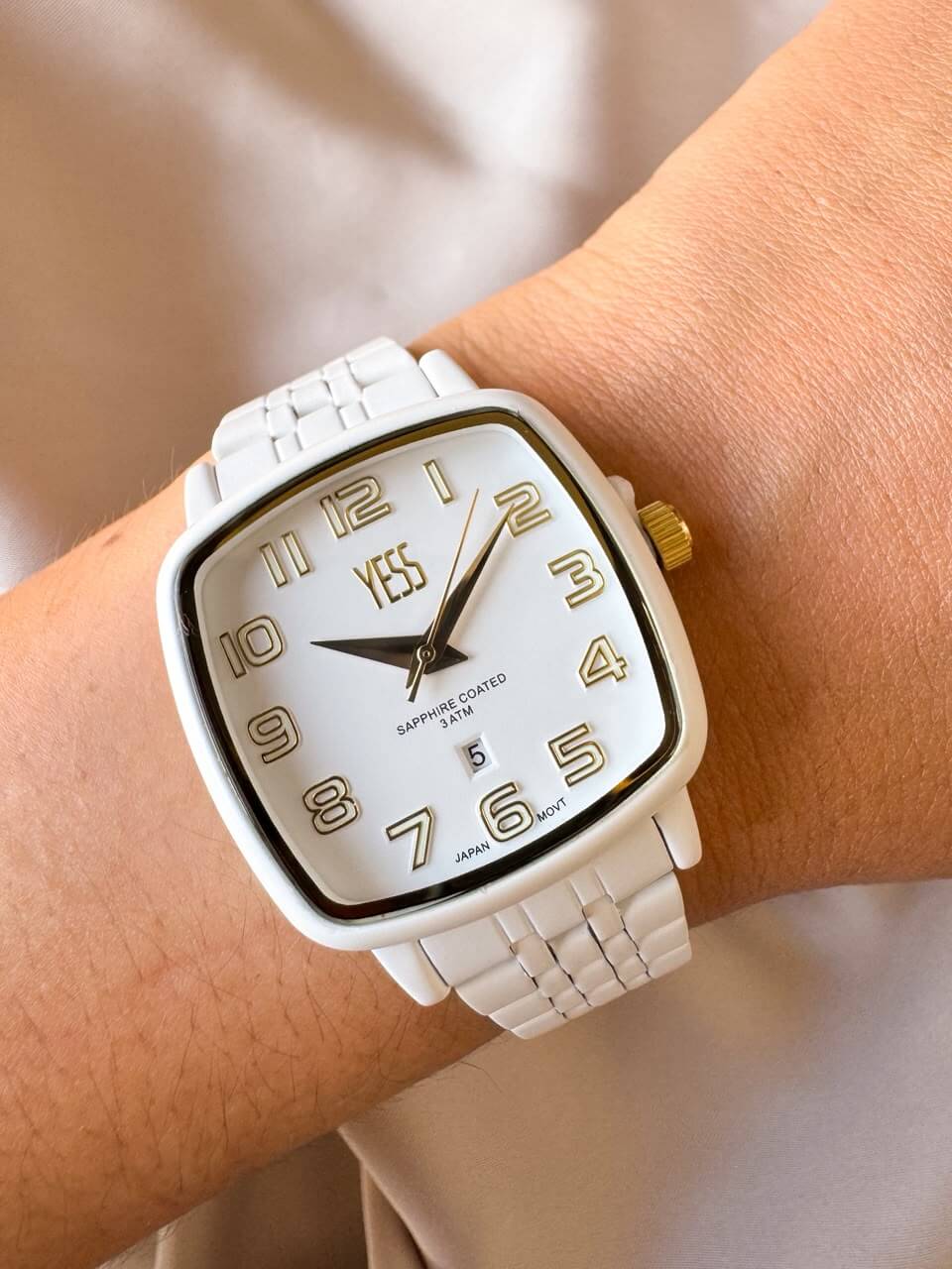 Y25038-02 YESS BLANCO CUADRADO Reloj YESS Y25038-02 BLANCO - Imagen 1