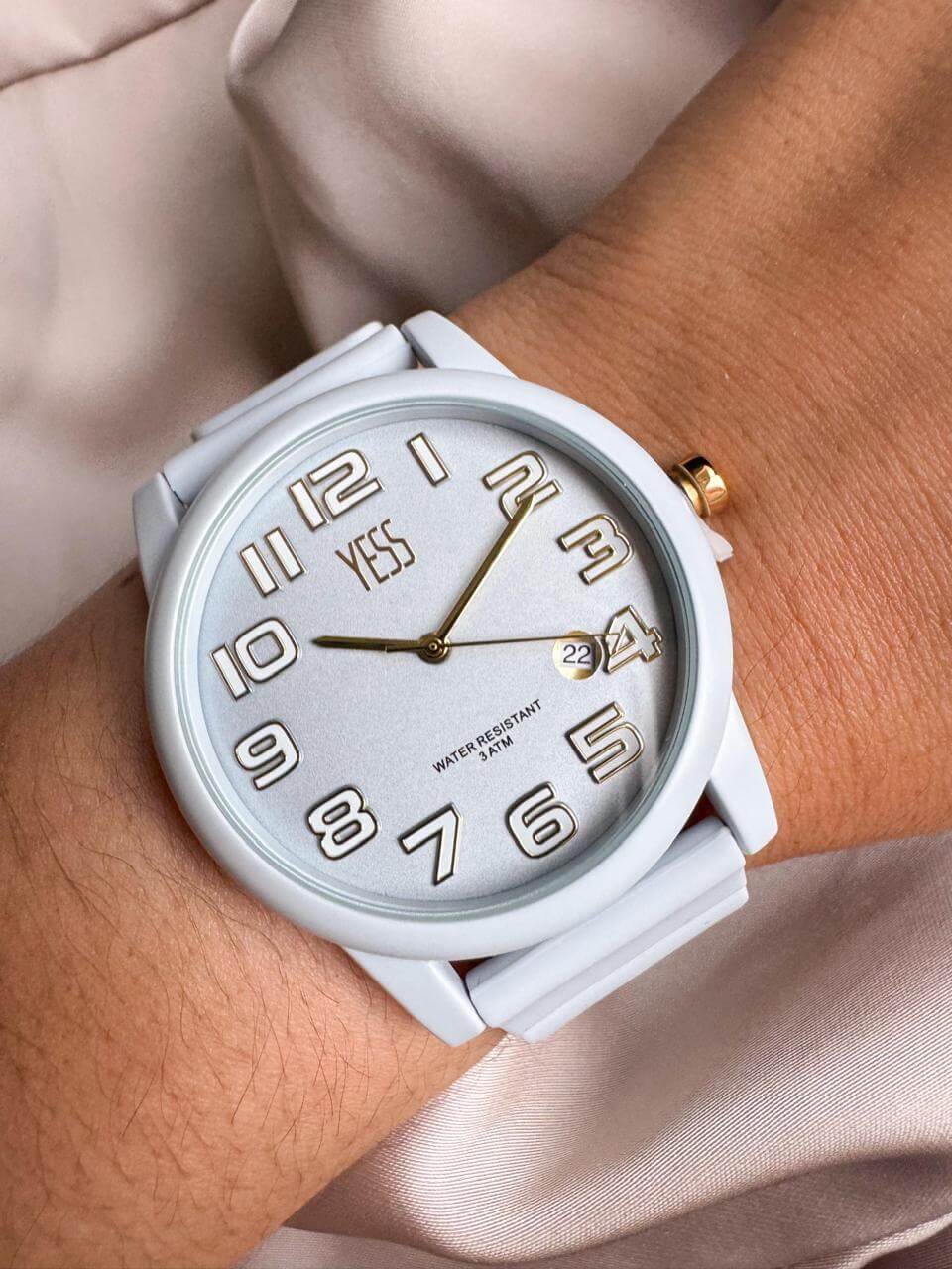 RELOJ Y25039-04 YESS SILICONA AZUL - Imagen 1